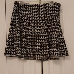 Houndstooth Skirt
